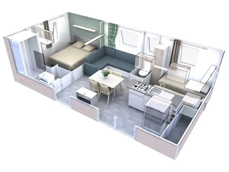 Mobil Home Premium  - 2 Chambres