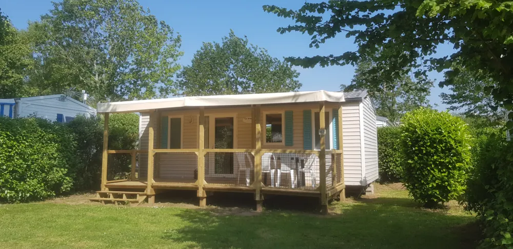 Location - Mobil Home Confort 2 Chambres - Camping A l'Abri de l'Océan