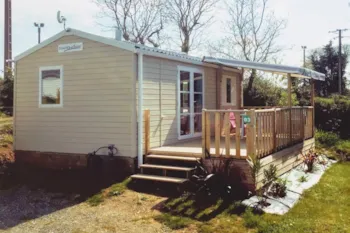 Mietunterkunft - Mobilheim Lodge 64+ 24.5 M² - 2 Schlafzimmer - Meerblick - Camping Gouelet Ker