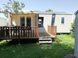 Accommodation - Mobile-Home Parc N°7 -29,5M² Sheltered Terrace - Camping  LES GOELANDS