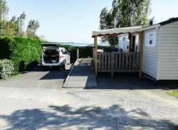 Accommodation - Mobil-Home N°57 34M² Wheelchair Friendly + Terrace Seaview - Camping  LES GOELANDS