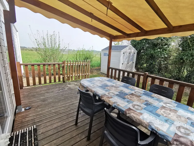 Mobil-Home Parc N°7 -29,5M² Terrasse Couverte