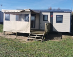 Mietunterkunft - Mobil-Home N°61 34M² Überdachte Terrasse Blick Auf Das Meer - Camping  LES GOELANDS