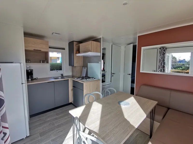 Mobil-Home Tranquillou - 3 Chambres + Terrasse Couverte - 34 M²