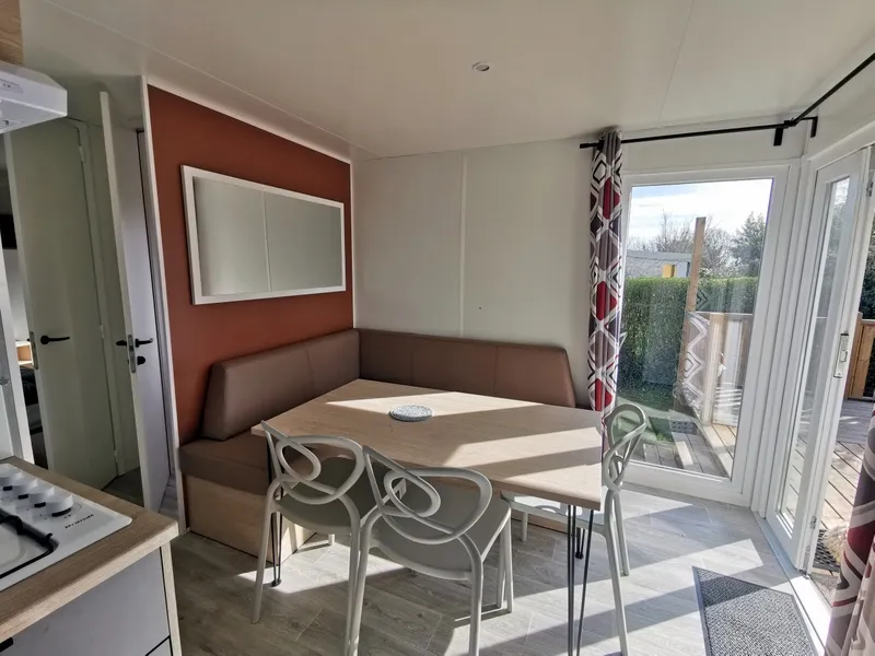 Mobil-Home Tranquillou - 3 Chambres + Terrasse Couverte - 34 M²