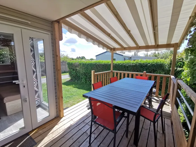 Mobil-Home Tranquillou - 3 Chambres + Terrasse Couverte - 34 M²