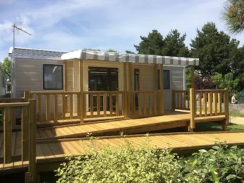 Mietunterkunft - Mobilheim Behindertengerecht 2 Zimmer - Camping Le Dolmen