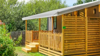 Mietunterkunft - Mobilheim Familie Confort 3 Zimmer - Camping Le Dolmen