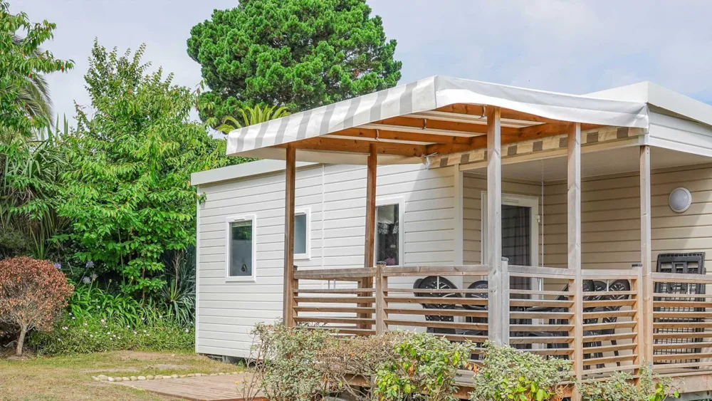 Mietunterkunft - Mobilheim Familie Standard 3 Zimmer - Camping Le Dolmen