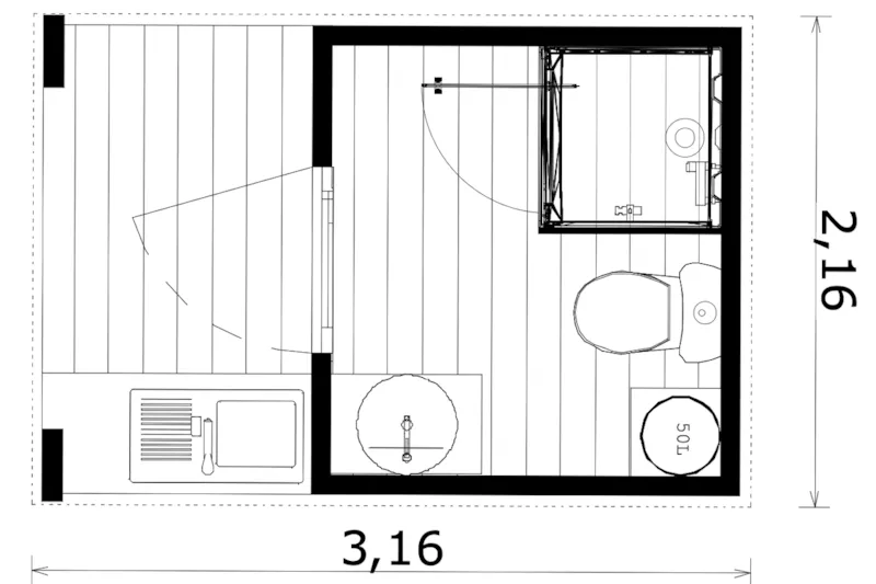 Emplacement Premium Avec Bloc Sanitaire Individuel