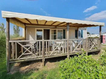 Mietunterkunft - Mobilheim Rapidhome Lodge 2 Schlafzimmer - Camping PRESQU'ILE DE PENERF