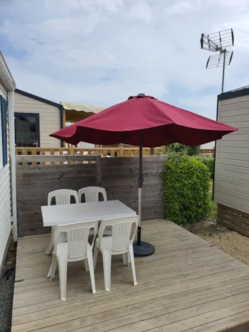 Mietunterkunft - Mobilheim Louisiane 2 Schlafzimmer - Camping PRESQU'ILE DE PENERF