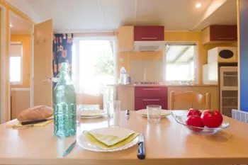 Mietunterkunft - Mobil Home Sirius 2 Zimmer 30M² - Camping Le Palmira Beach - Kheops Vacances