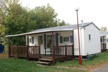 Mietunterkunft - Mobilheim Confort + 2 Zimmer - Camping les Cigognes