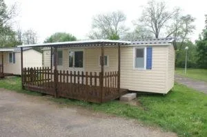Mietunterkunft - Mobilheim Confort 2 Zimmer - Camping les Cigognes