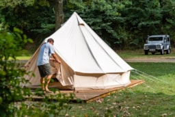 Location - Tente Trek 7M2 - Camping L'Escale de Loire