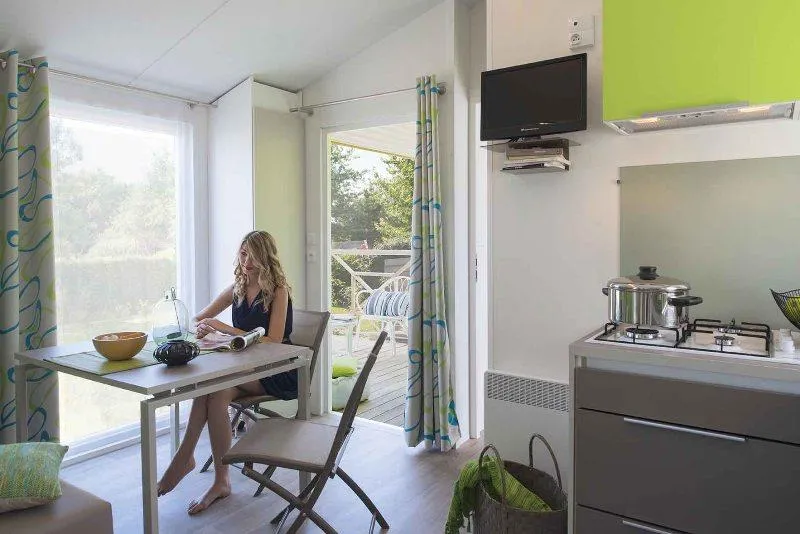 Mobil-Home 4 Personnes 2 Chambres, Terrasse Couverte