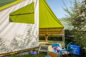 Mietunterkunft - Zeltbungalow Sahari Junior - Camping L'Evasion