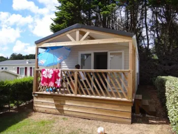 Mietunterkunft - Mobilheim Terrasse - Camping L'Evasion