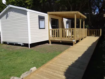 Mietunterkunft - Mobilheimterrasse Für Behinderte - Camping L'Evasion