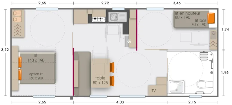 Mobil-Home Pmr Terrasse (Tv Offerte) Primavera