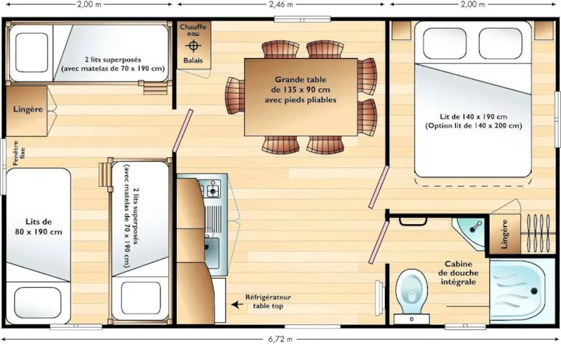 Mobil-Home Eco Sans Terrasse