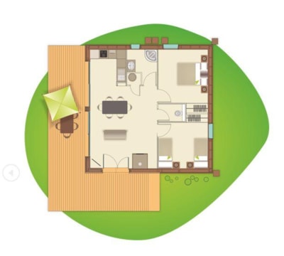 Chalet 2 bedrooms