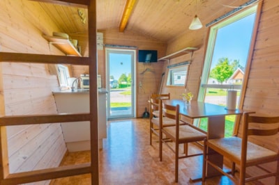 Chalet with toilet