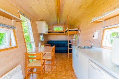 Chalet with toilet