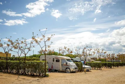 Emplacement Deluxe (1 Tente, Caravane Ou Camping-Car / 1 Voiture / Électricité 6A) + Raccordement Eau Et Évacuation Des Eaux Usées