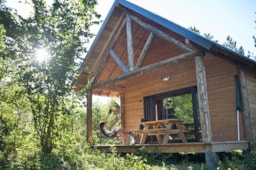 Accommodation - Wood Cabin - Village Huttopia Lanmary