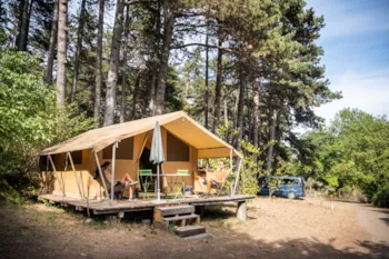 Location - Tente Toile&Bois Classic Iv - Huttopia Divonne Les Bains