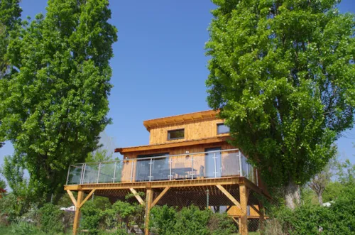 Location - Chalet Perché 2 Chambres + Mezzanine 35M² - image n°3 - Camping Kanopée Village