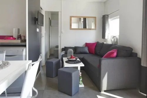 Location - Mobil-Home Lodge - image n°4 - Camping Kanopée Village