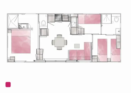 Location - Mobil-Home Lodge - image n°8 - Camping Kanopée Village