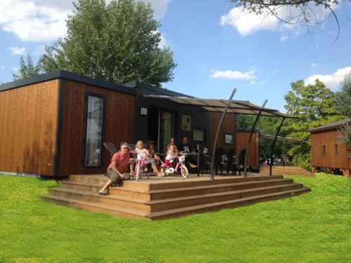 Location - Mobil-Home Lodge - image n°3 - Camping Kanopée Village