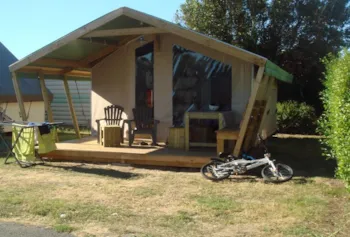 Location - Lodge Sahari 22M² - Sans Sanitaire Ni Chauffage - Évier Avec Eau Froide - Camping Paradis Grand'R