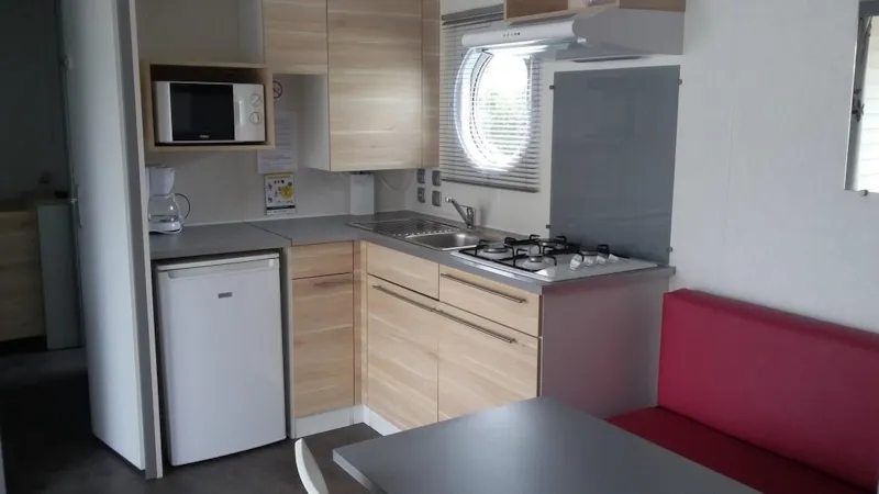Mobil-Home Prestige Patio 34M² (2 Chambres) Terrasse Semi-Couverte - 2 Salles D'eau - 2 Tv