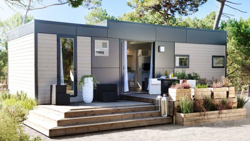 Mobilhome Premium 35 m2 (2 habitaciones) Terraza semi-cubierta