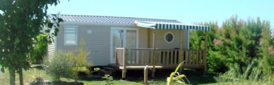 Mobil-home Confort 25-28m² (2 bedrooms) sheltered terrace
