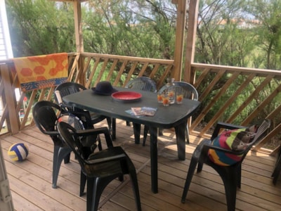 Mobil-home high comfort 30m² (2 bedrooms) sheltered terrace