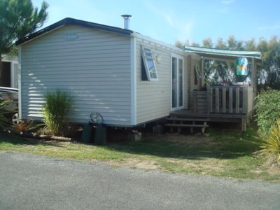 Mobil-home high comfort 30m² (2 bedrooms) sheltered terrace