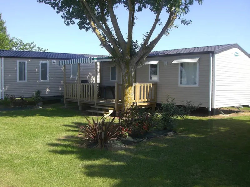 Mobil-Home Prestige Patio 34M² (2 Chambres) Terrasse Semi-Couverte - 2 Salles D'eau - 2 Tv