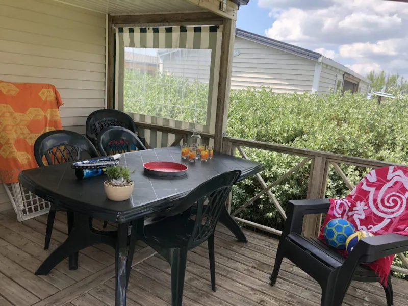 Mobil-Home Grand Confort 36M² (3 Chambres) Terrasse Semi-Couverte