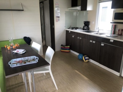 Mobil-home Grand Confort 36m² (3 bedrooms) sheltered terrace