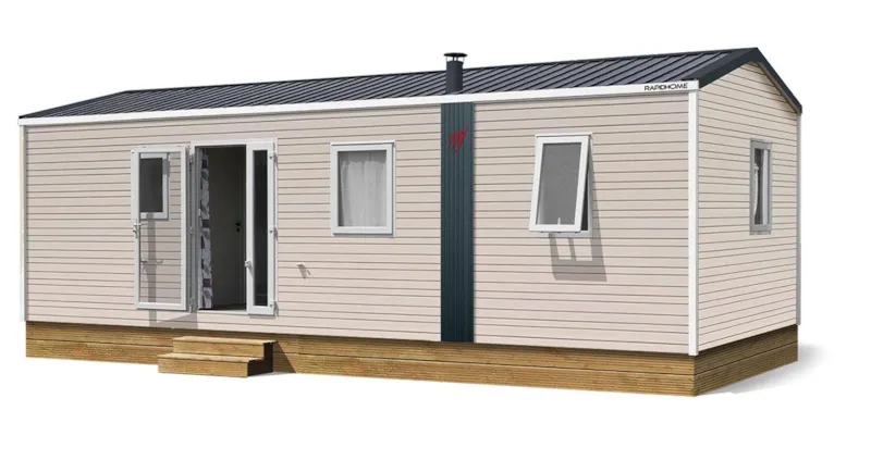 Mobil-Home Tendance 32M² (2 Chambres) Terrasse Semi-Couverte