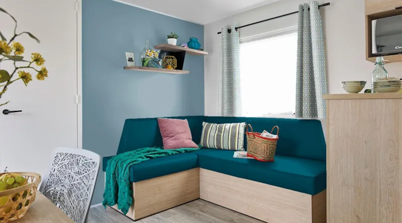 Mobil-Home Tendance 32M² (2 Chambres) Terrasse Semi-Couverte