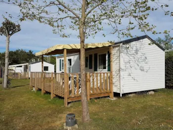 Mietunterkunft - Mobilheim Lodge 3 Zimmer - Camping Le Montet d'Oléron