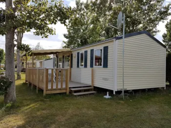 Mietunterkunft - Mobilheim Lodge Privilege 3 Zimmer - Camping Le Montet d'Oléron