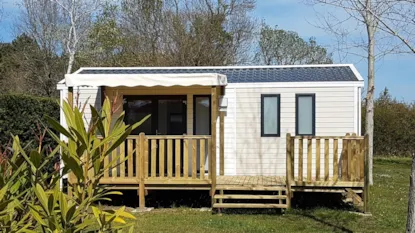 Mobil Home Bahia 2 Chambres 27M² + Terrasse Couverte, 2 Chambres, Coin Séjour/Cuisine, Salle De Bain + Wc, Tv Comprise